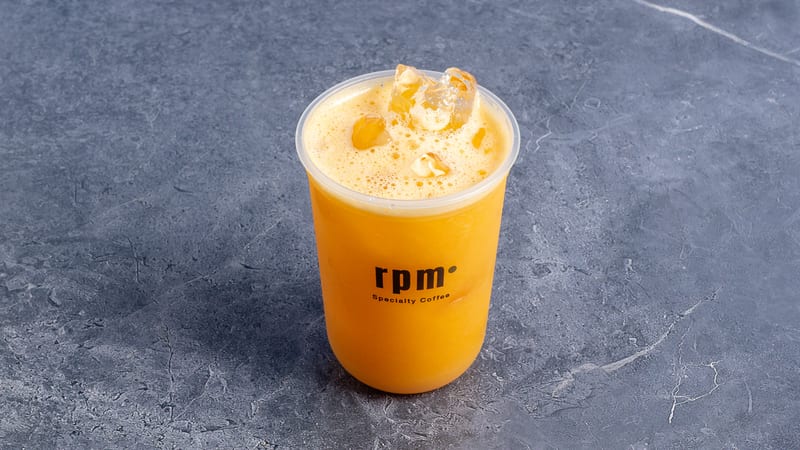 Fresh orange juice at RPM