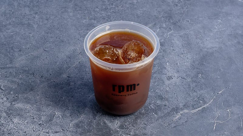 Iced americano at RPM